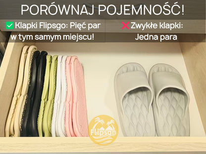 Składane klapki podróżne EVA do walizki na basen i plażę