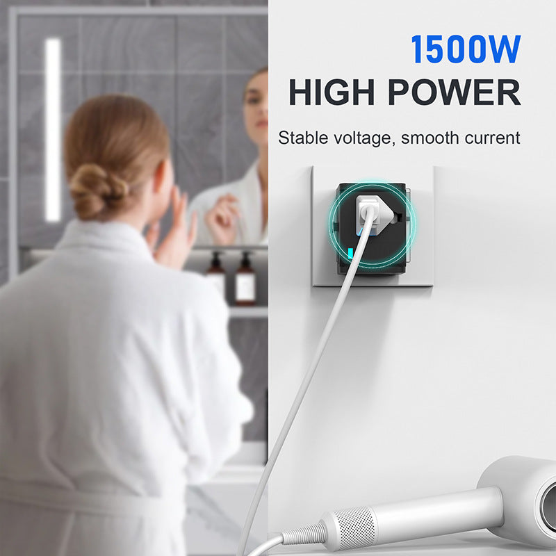 Adapter podróżny z 2x USB | Uniwersalna wtyczka 150 krajów 5V 2.4A