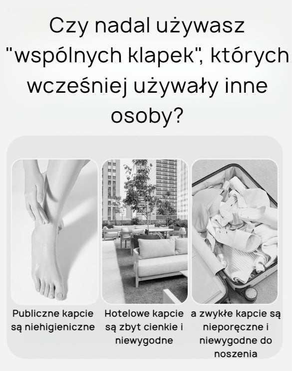 Składane klapki podróżne EVA do walizki na basen i plażę