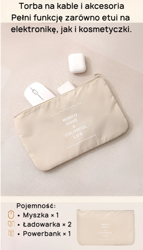 Zestaw organizerów do walizki 8 szt. torby podróżne na ubrania buty kosmetyki