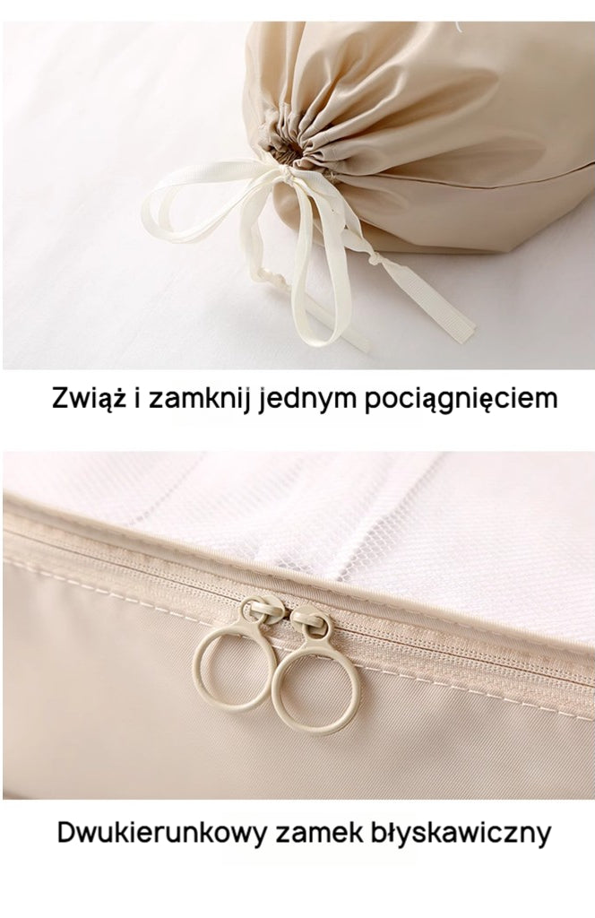 Zestaw organizerów do walizki 8 szt. torby podróżne na ubrania buty kosmetyki