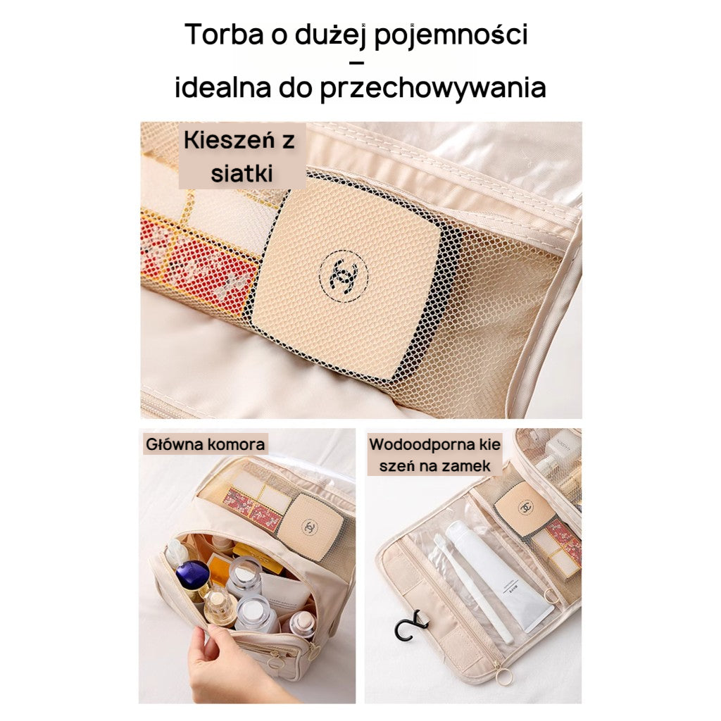 Zestaw organizerów do walizki 8 szt. torby podróżne na ubrania buty kosmetyki